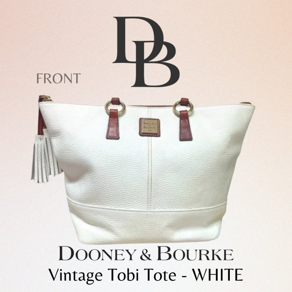 Vintage Dooney And Bourke Pebble Grain Tobi Tote